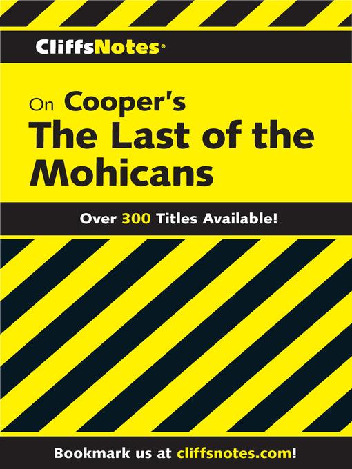 Title details for CliffsNotes on Cooper's the Last of the Mohicans by Thomas J Roundtree - Available
